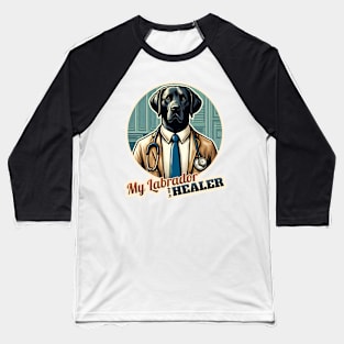 Doctor Labrador Retriever Baseball T-Shirt